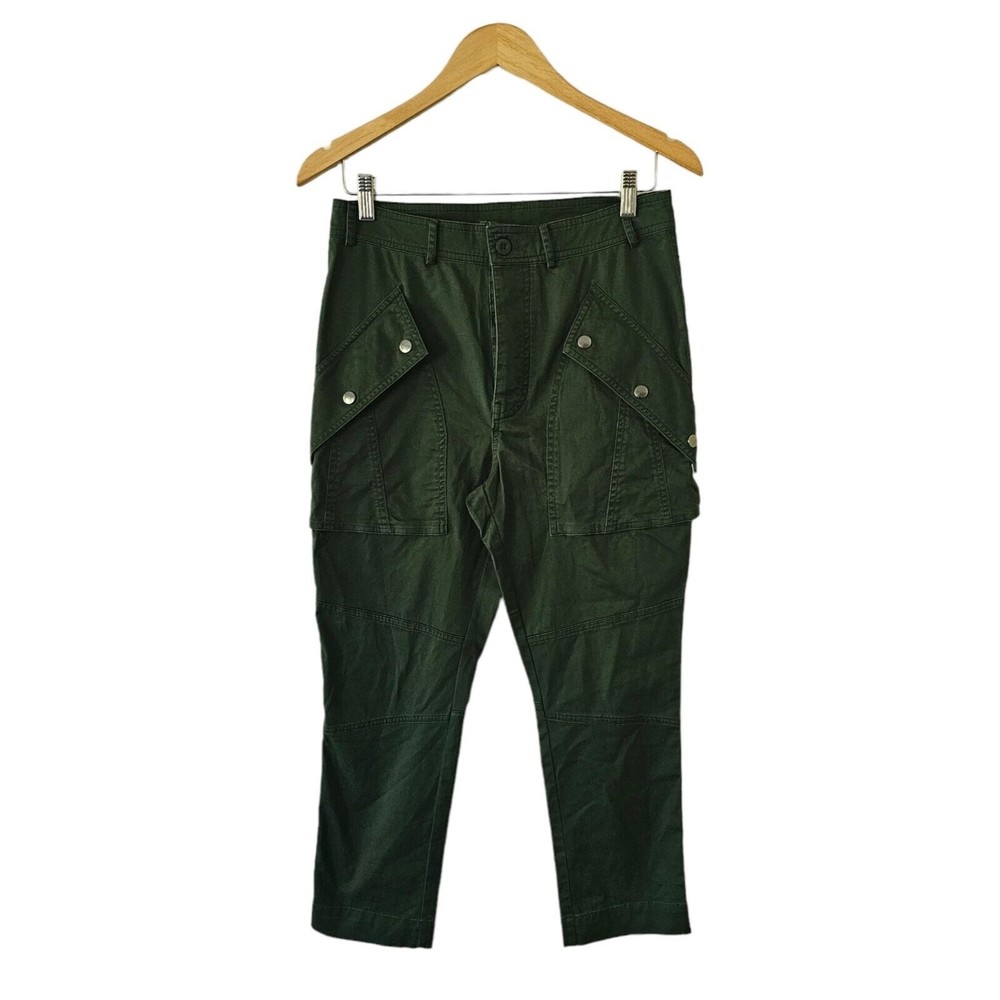 🟢 Dance & Marvel Green Chino Cargo Shorts‎ – Size Small